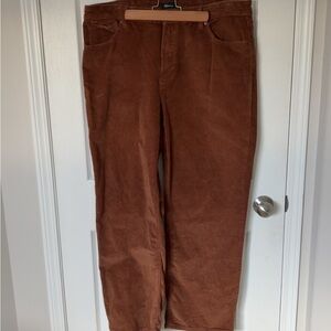 Reitmans Women's Wide Leg Corduroy Pants